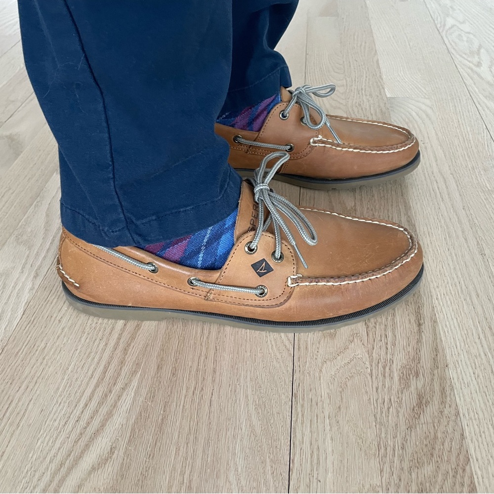 Tan Sperry Top-Siders